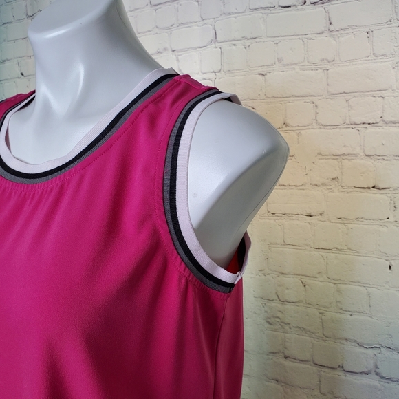 ABS Sporty Fuschia Pink Sleevless Dress Size S - Picture 6 of 8